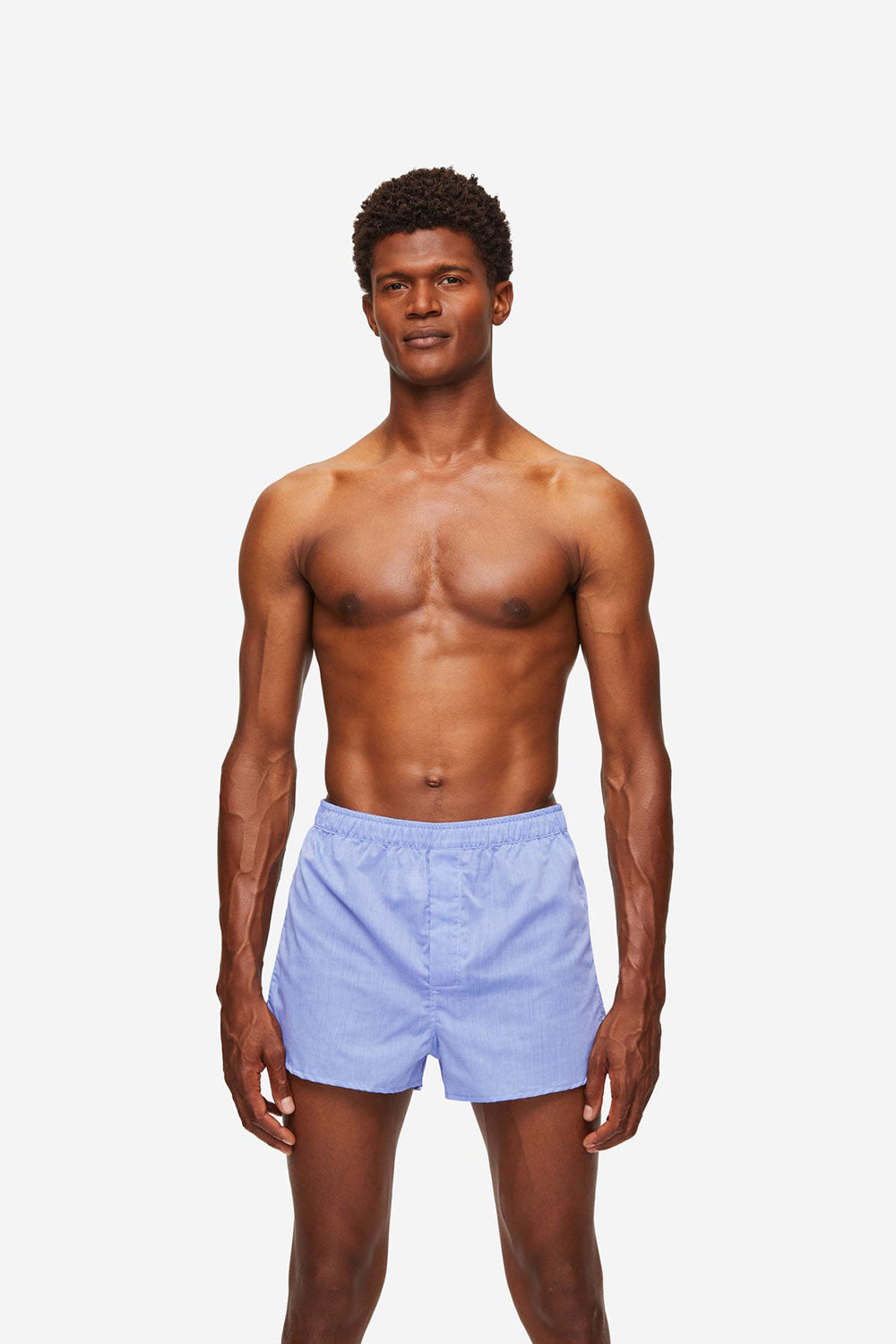 Derek Rose Men&#39;s Modern Fit Boxer Amalfi 1 Blue