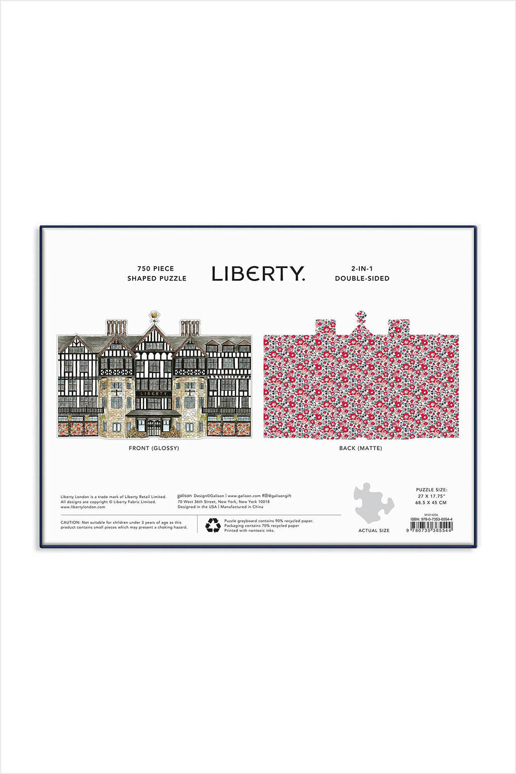 Liberty Tudor Building Shaped Puzzle