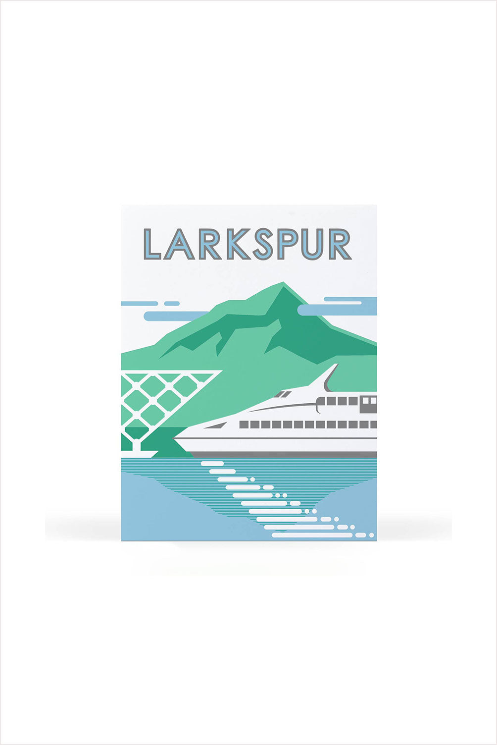 Larkspur Ferry Greeting Card