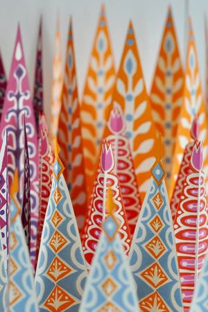 Patterned Paper Crowns