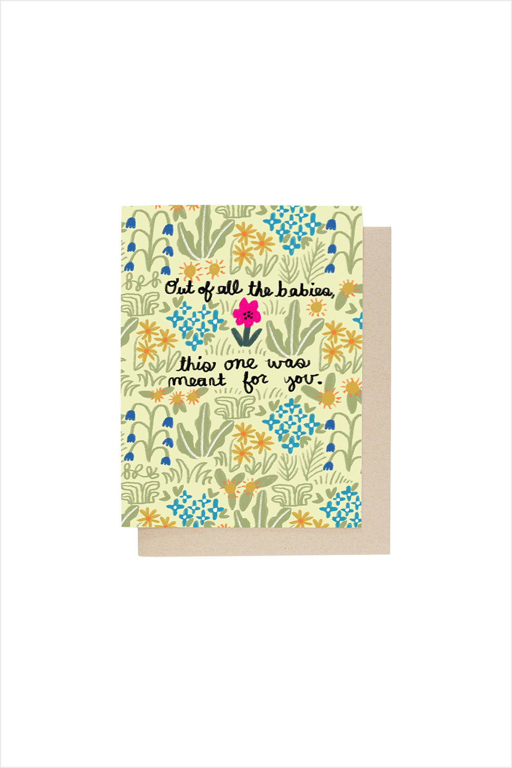 Meant For You Baby Card