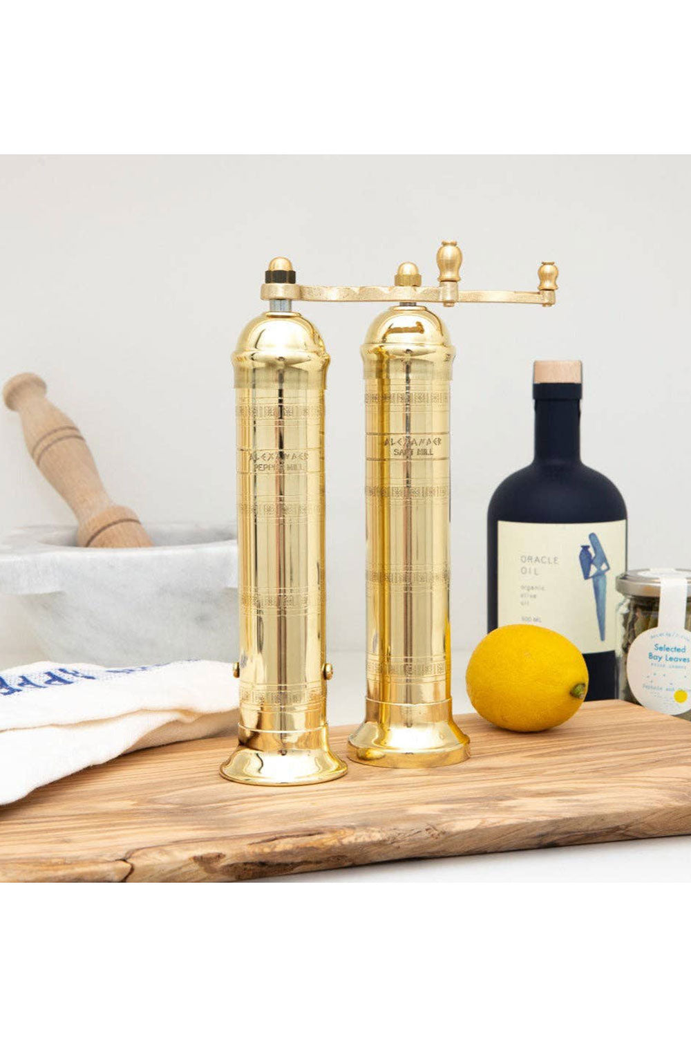 Alexander Brass Pepper Mill 9&quot;