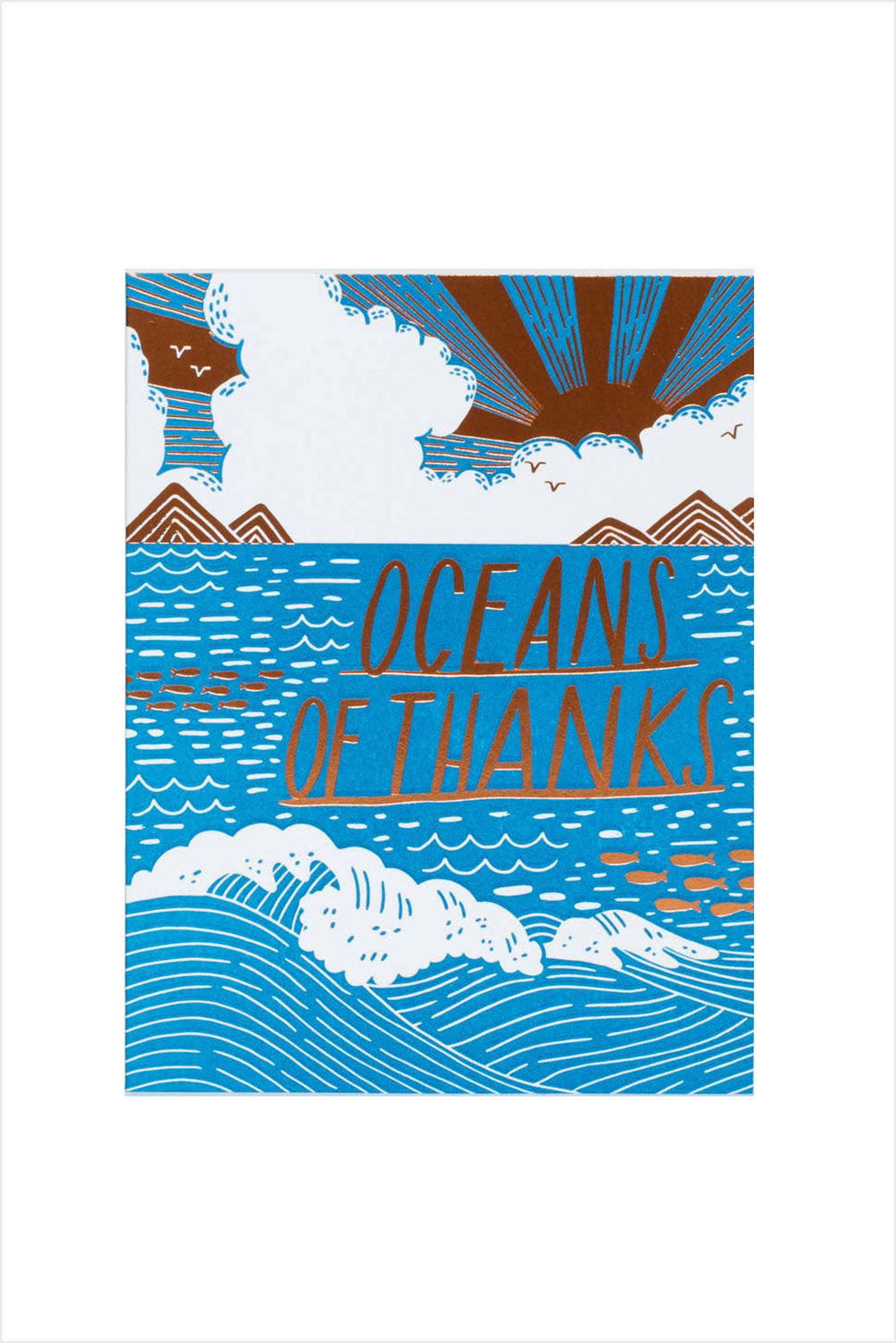 Ocean of Thanks Card