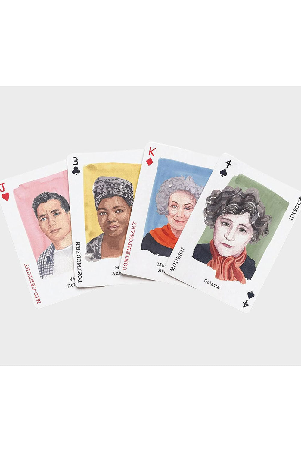Genius Writers Playing Cards
