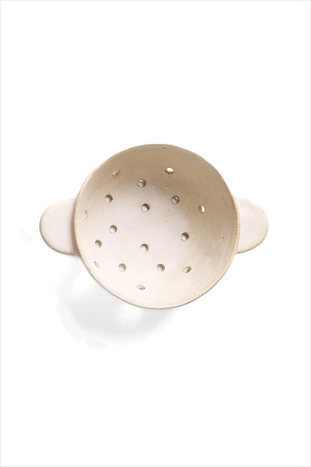 Ceramic Berry Colander Beige
