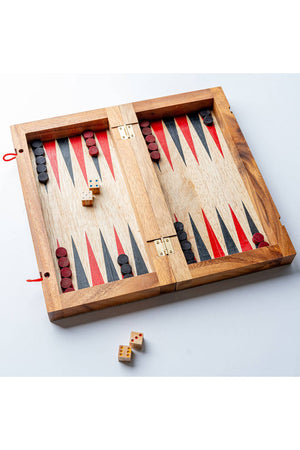 Backgammon Mangowood Game Set