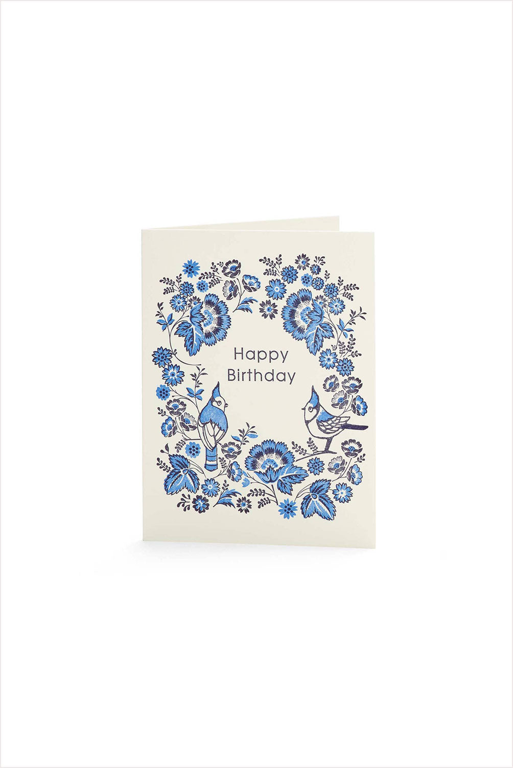 Bluejay Happy Birthday Card