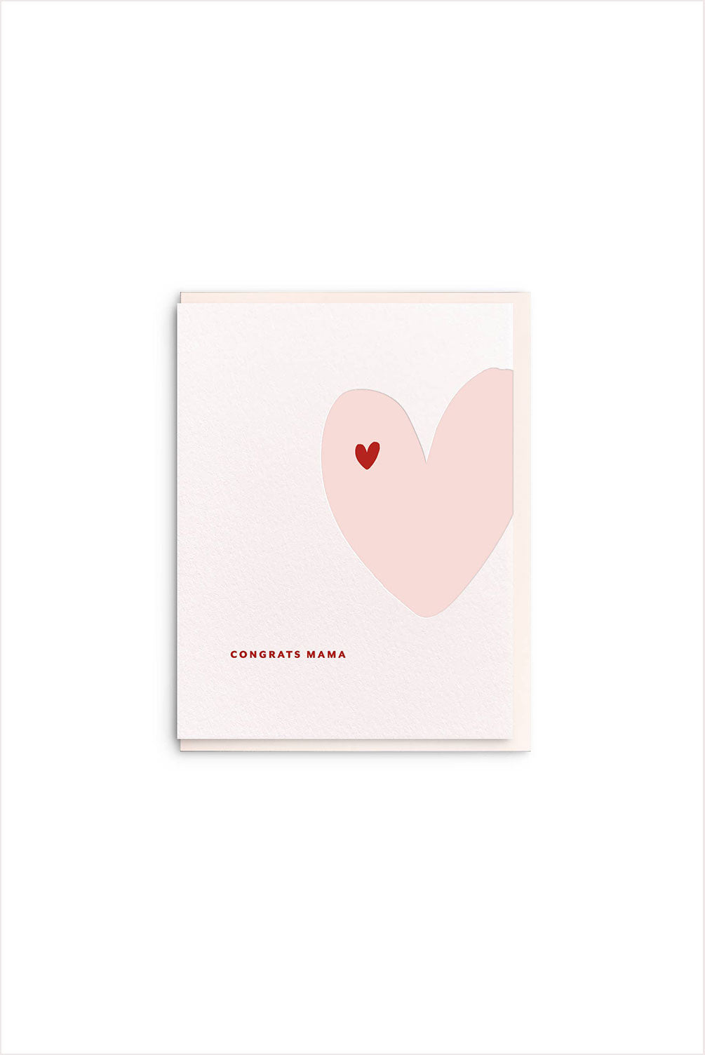 Congrats Mama Letterpress Card