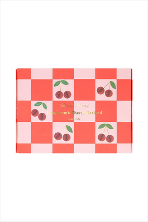 Cherry Honeycomb Garland