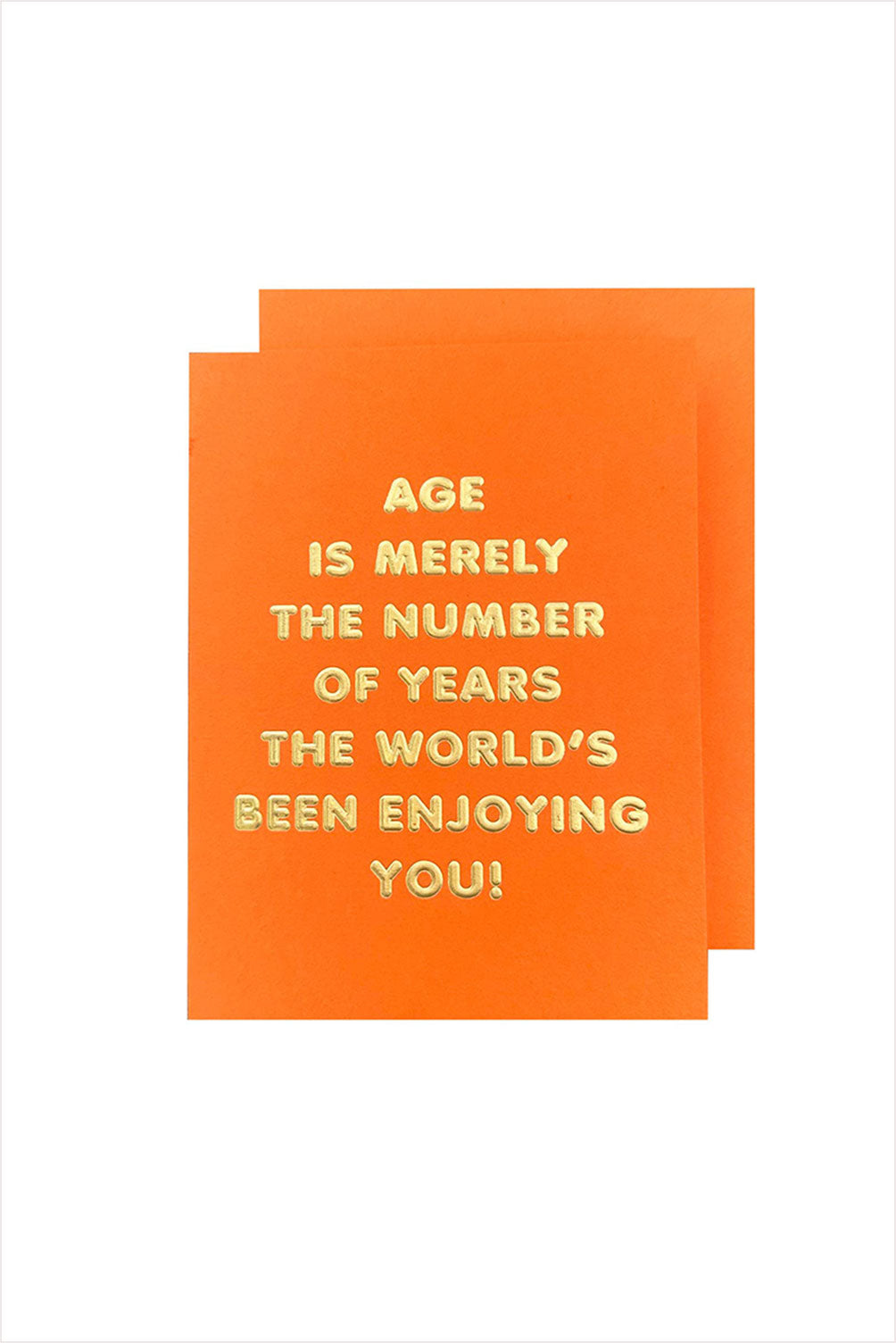Age Is A Number Card
