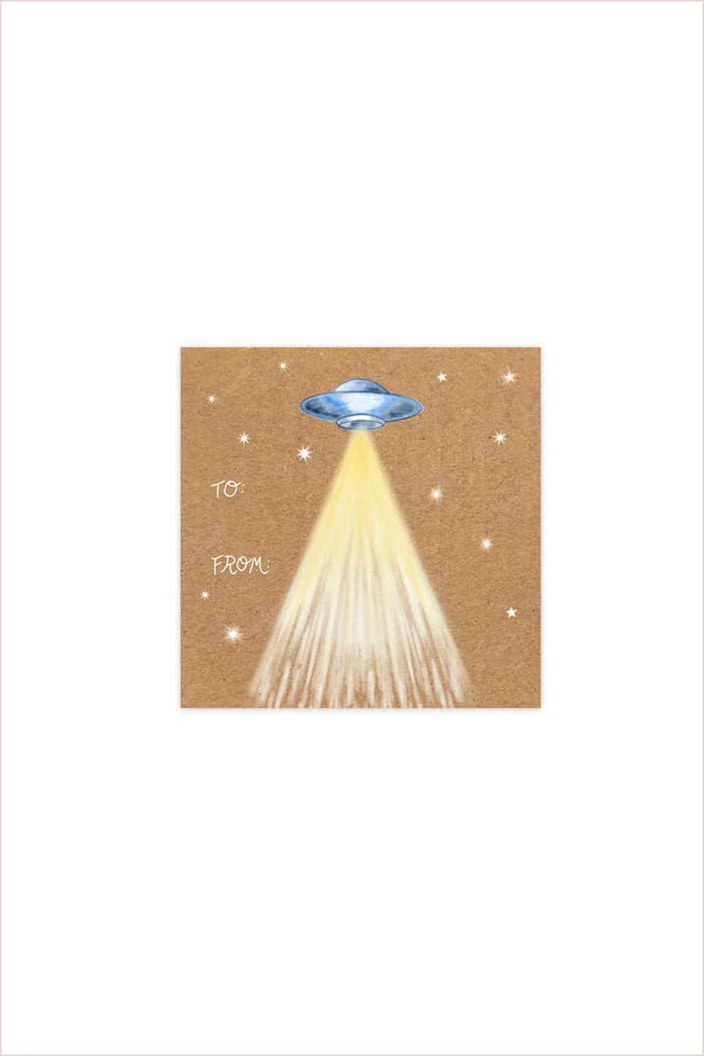 UFO Gift Sticker