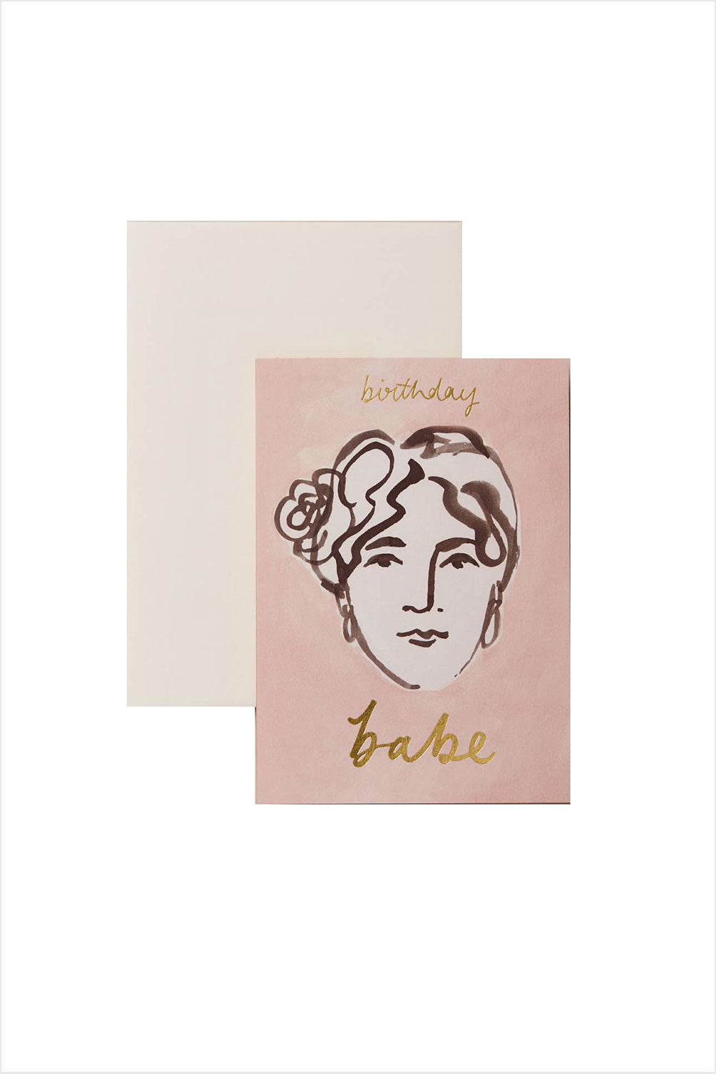 Portrait Birthday Babe Card