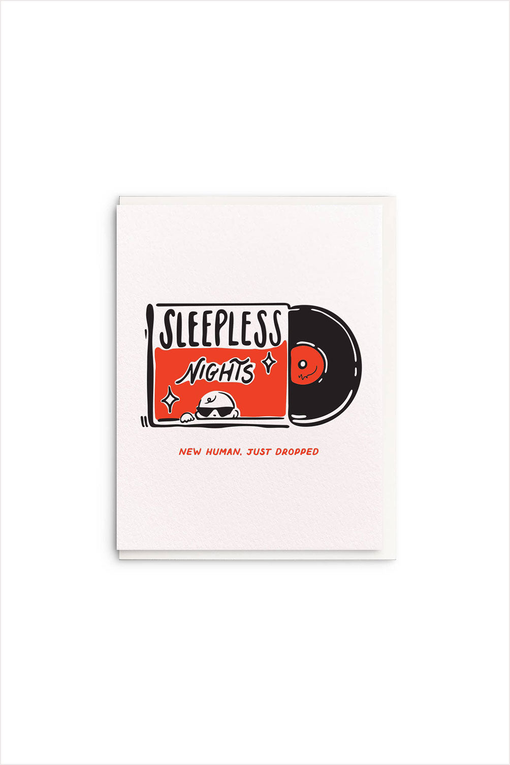 New Human Letterpress Card