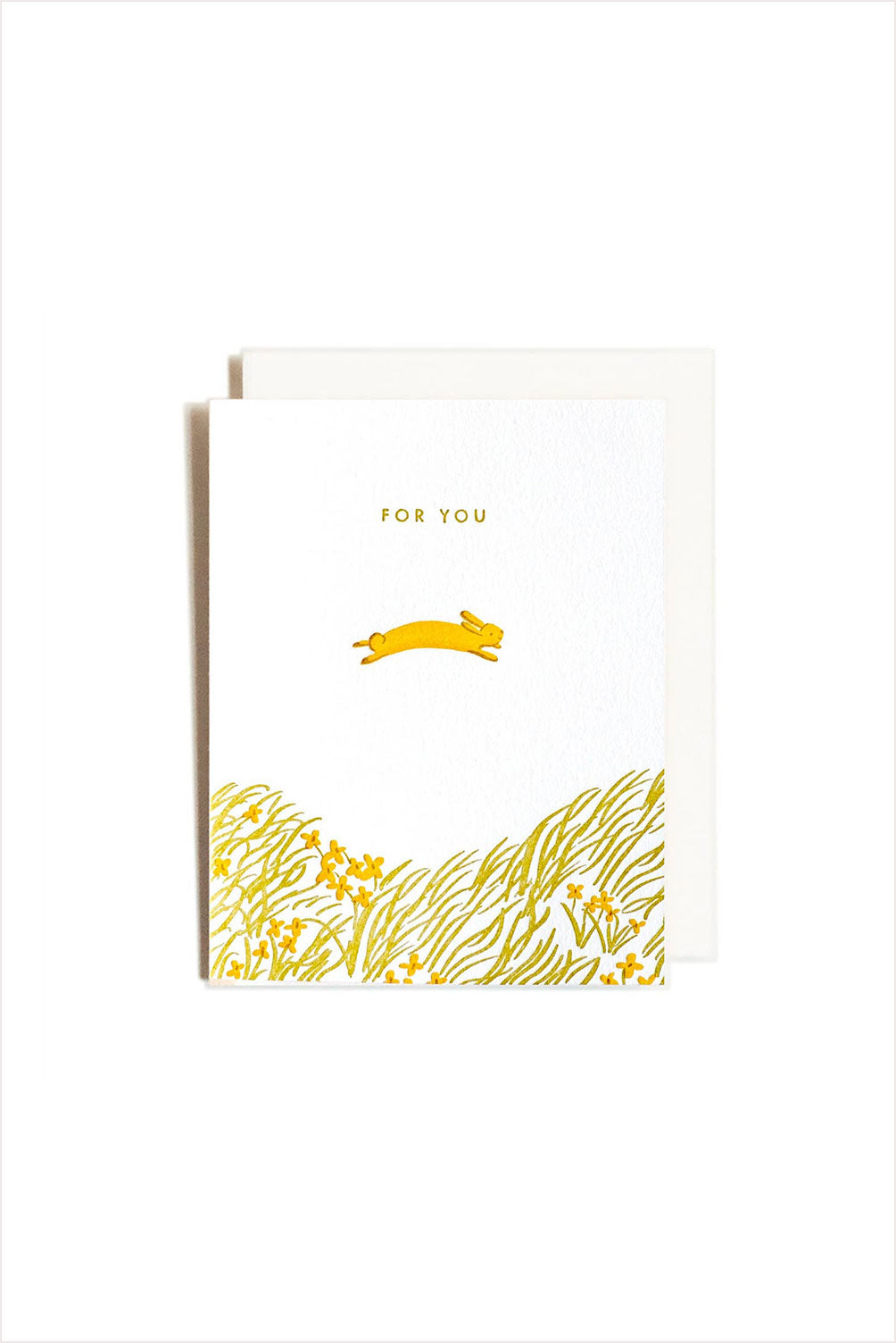For You Bunny Card