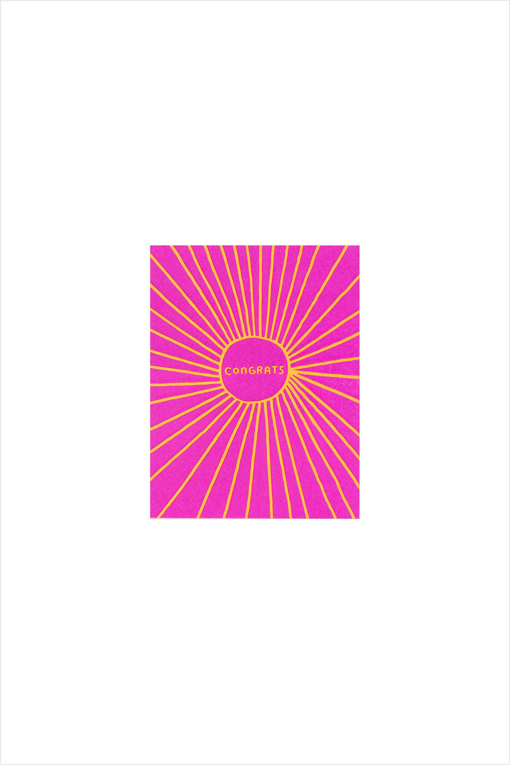 Congrats Sunbeam Card