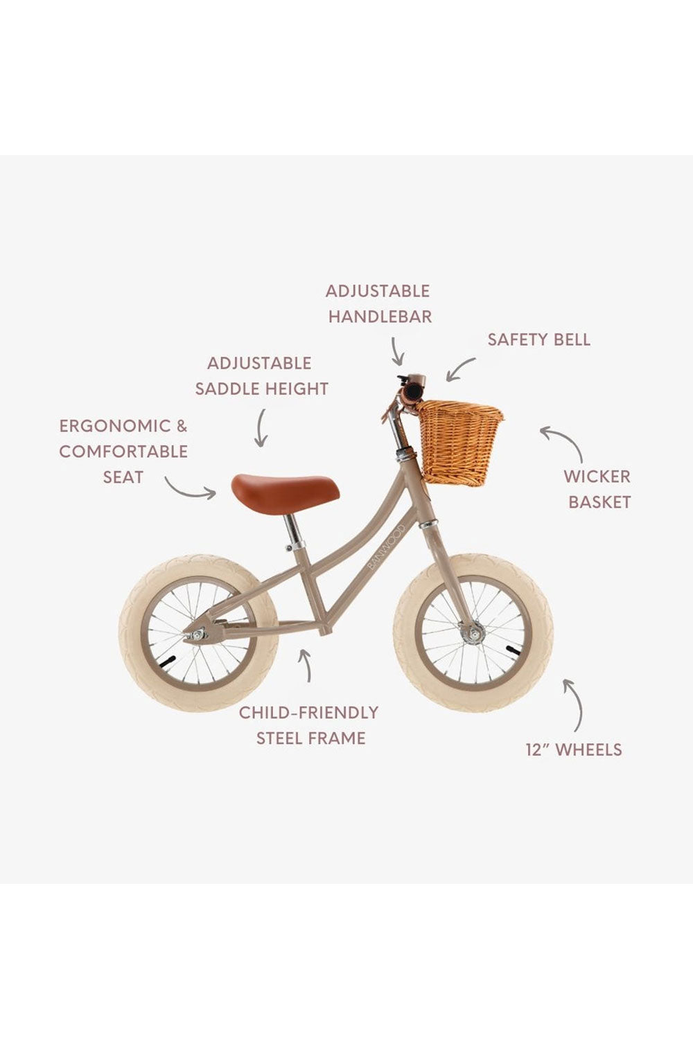 Banwood Balance Bike Beige