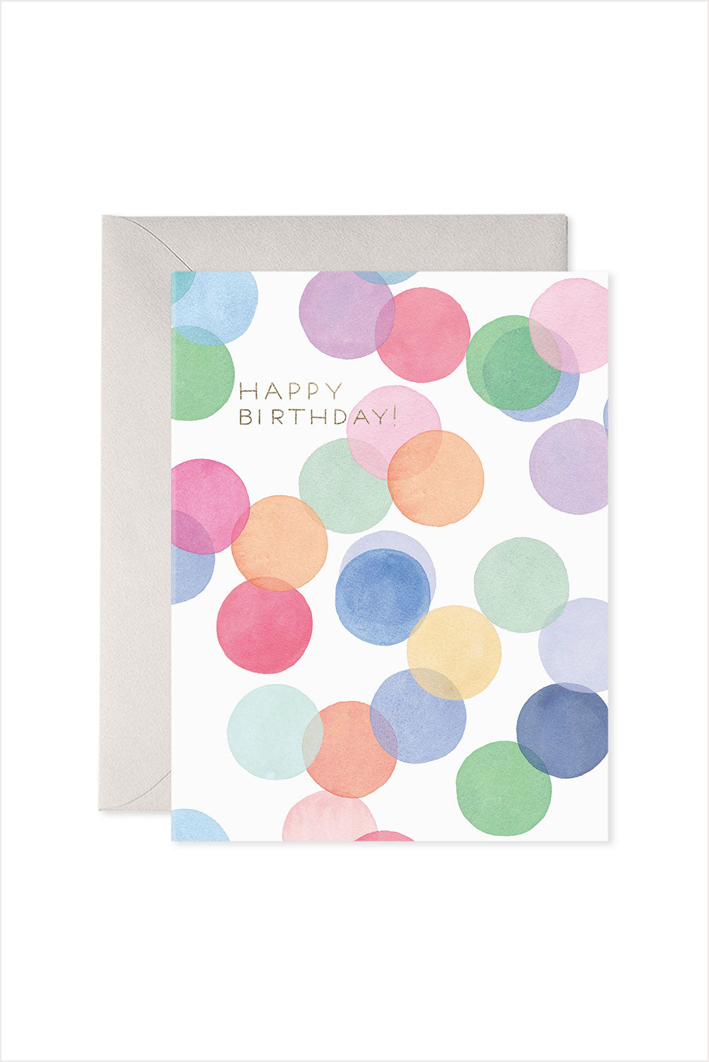 Falling Confetti Birthday Card
