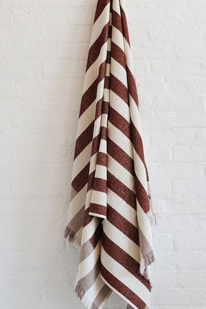 BEMBIEN Plage Towel Brown Stripe