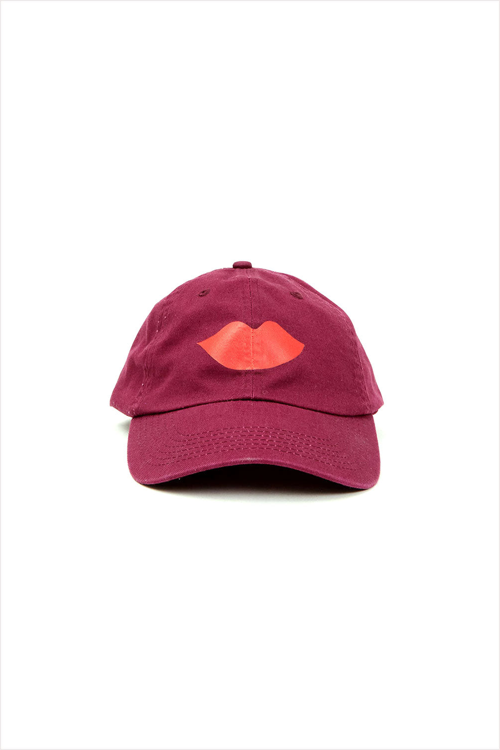 Clare V. Lips Baseball Hat Oxblood