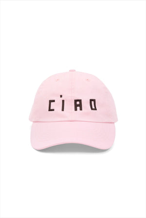 Clare V Ciao Baseball Hat Light Pink