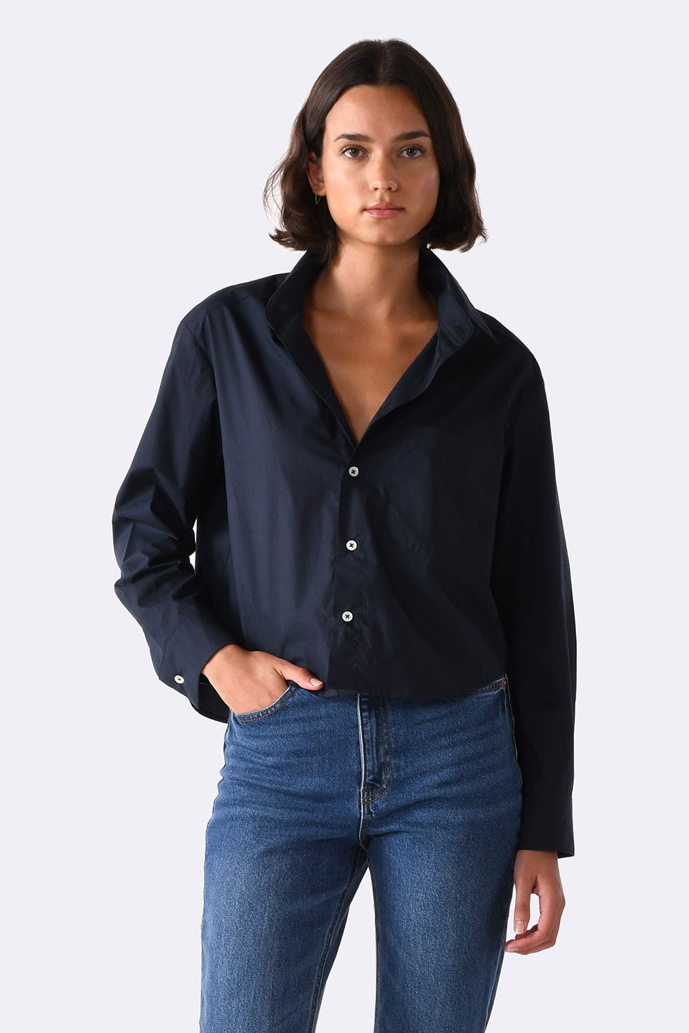 CISSA The Belle Paper Cotton Navy Blue