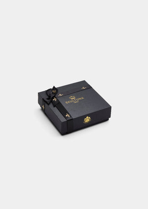 Leather Bracelet Black/ Gold