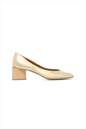 Coclico Icy Pump Champagne Shimmer Suede