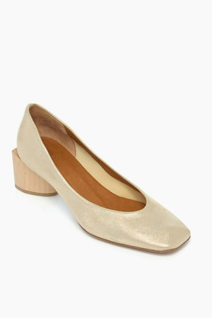 Coclico Icy Pump Champagne Shimmer Suede