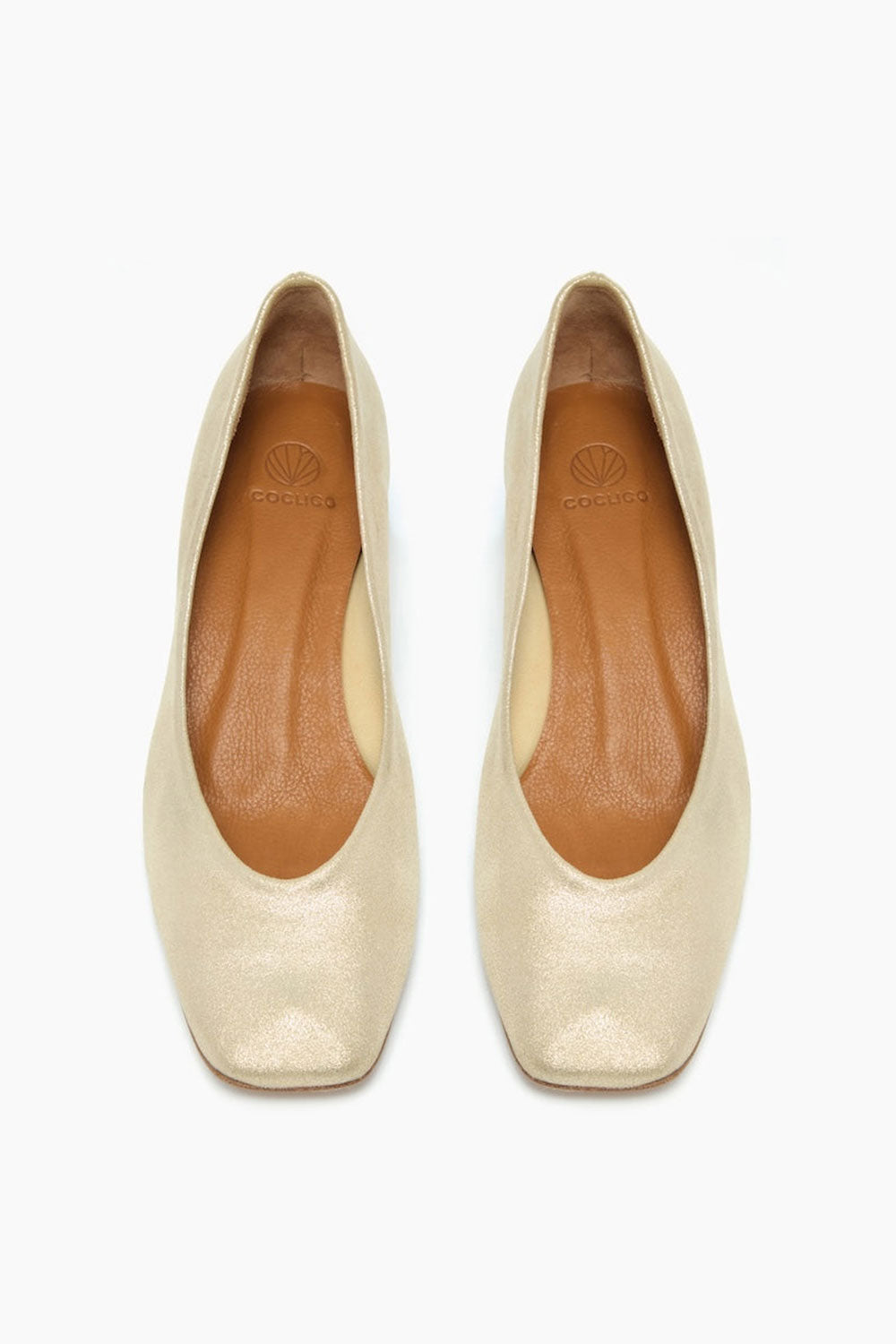 Coclico Icy Pump Champagne Shimmer Suede