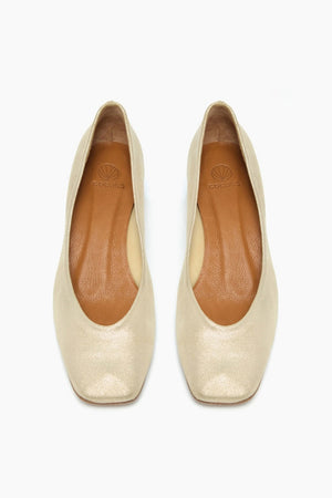 Coclico Icy Pump Champagne Shimmer Suede