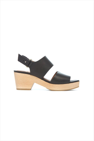 Coclico Mini Clog Black Leather