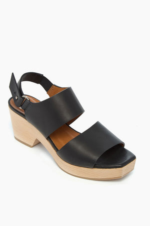 Coclico Mini Clog Black Leather