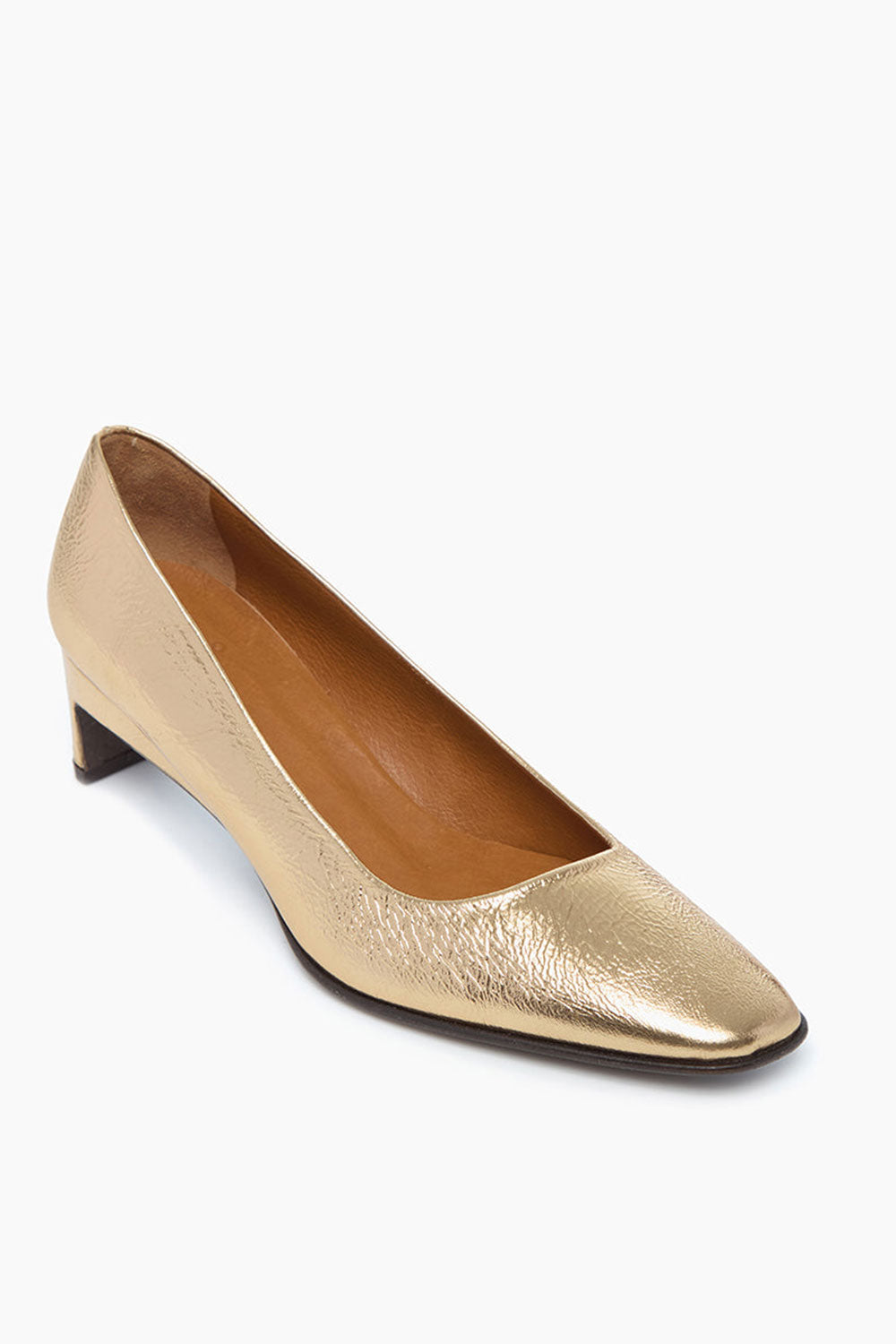 Coclico Sugar Pump Gold Metallic, for Women, Size 36, Spanish Crinkle Foil Leather, 55MM Heel, Made In Spain Coclico Sugar Pump Gold Metallic, for Women, Size 36, Spanish Crinkle Foil Leather, 55MM Heel, Made In Spain
