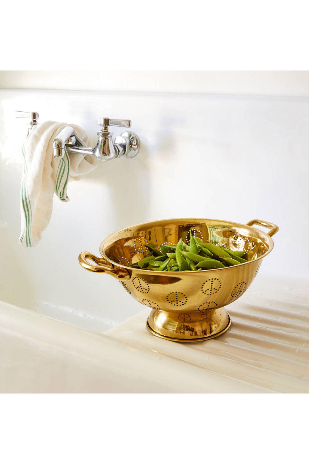 Brass Peace Colander