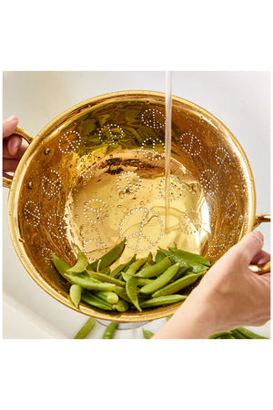 Brass Peace Colander