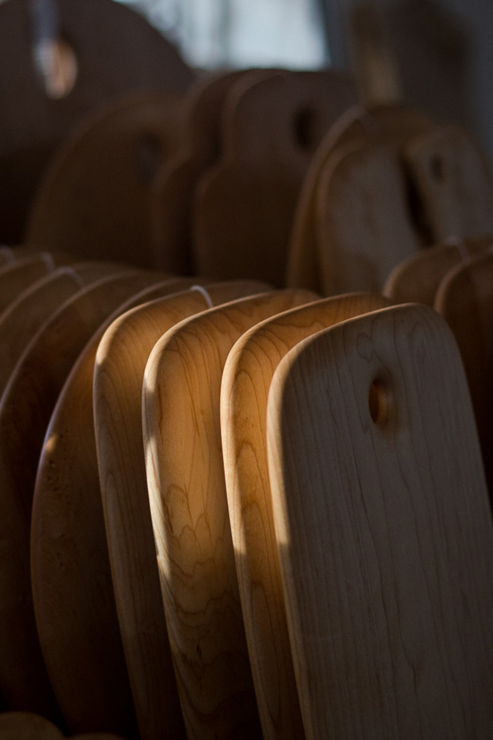 Edward Wohl Maple Bird&#39;s Eye Cutting Board #13