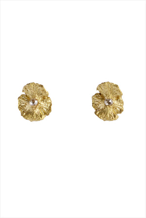 Cypress Cone Studs with Brown Diamonds