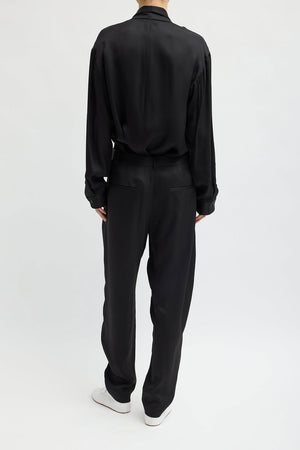 Tibi Eco Viscose Grace Trouser Black
