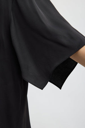 Tibi Eco Viscose Easy T-shirt Black