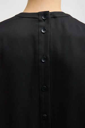 Tibi Eco Viscose Easy T-shirt Black