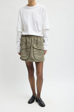 Tibi Perfect Double Layer T-shirt White