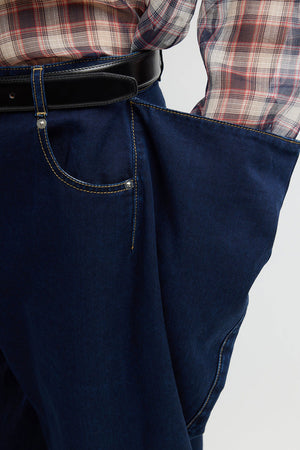 Tibi Aleda Tencel Cotton Jean Indigo