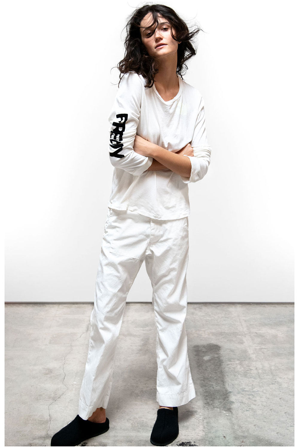 FREECITY French Sailor Japanese Twill Pant White