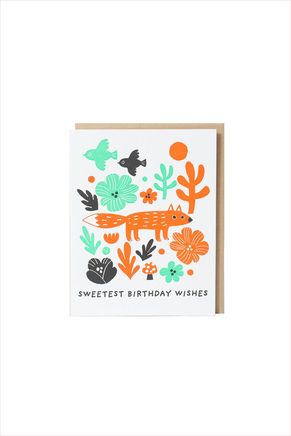 Birthday Fox Card