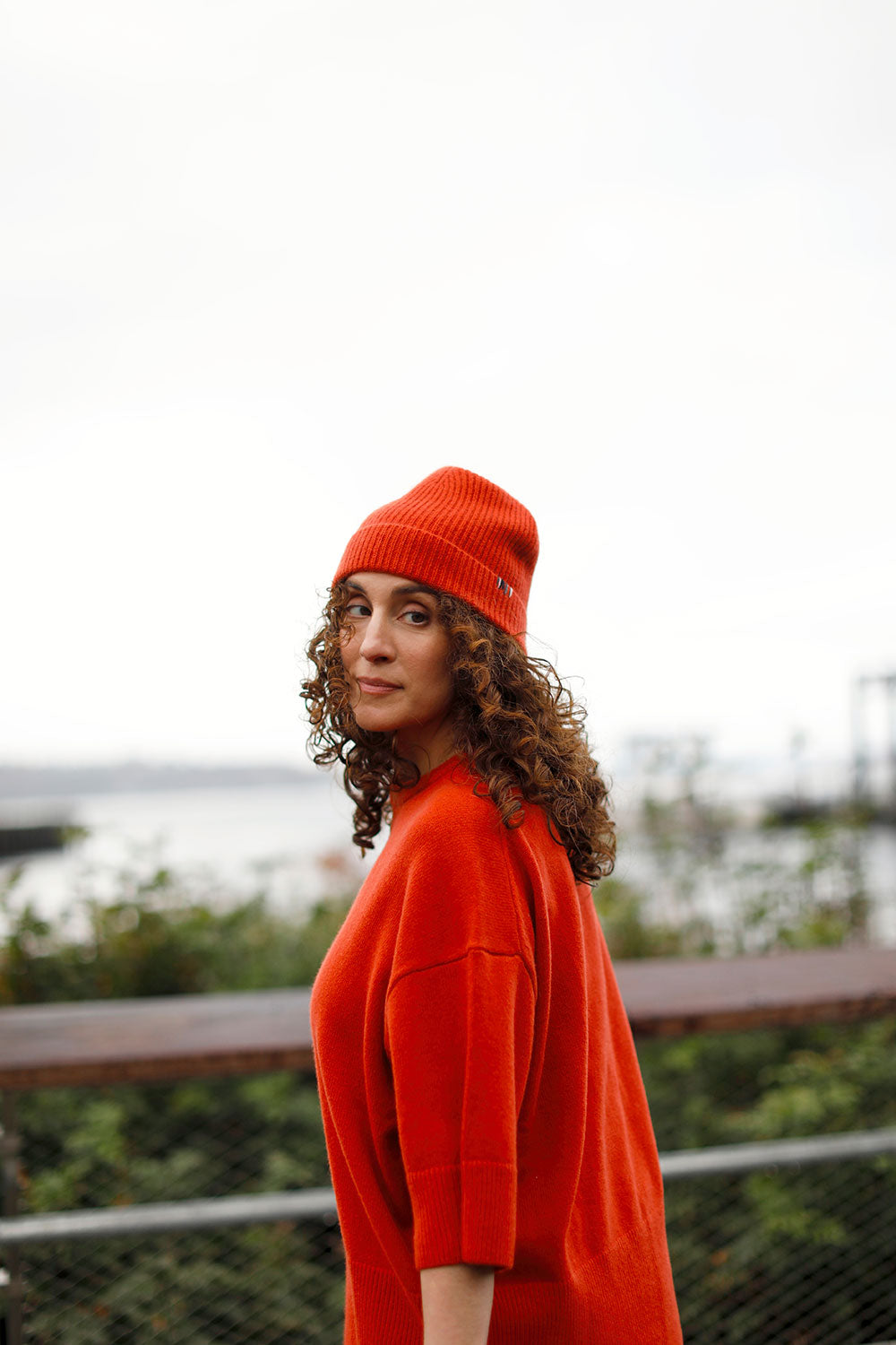 Extreme Cashmere Hat Dark Orange