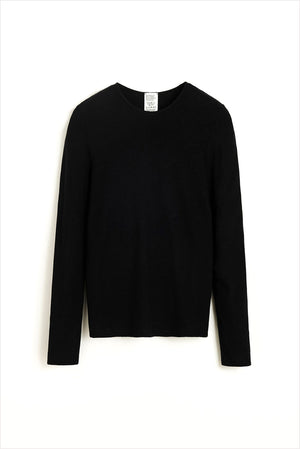 AIAYU Gentle Long Sleeve Tee Black