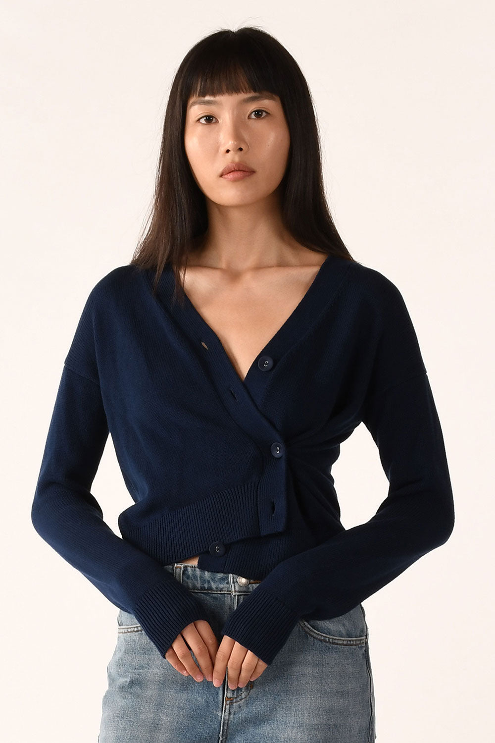 CISSA The Wrap Cardigan Navy