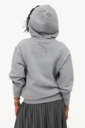 Clare V. Liberte Hoodie Grey Melange