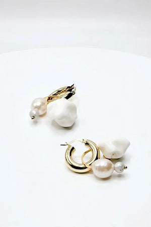 Shooting Star Snowflake Charm White