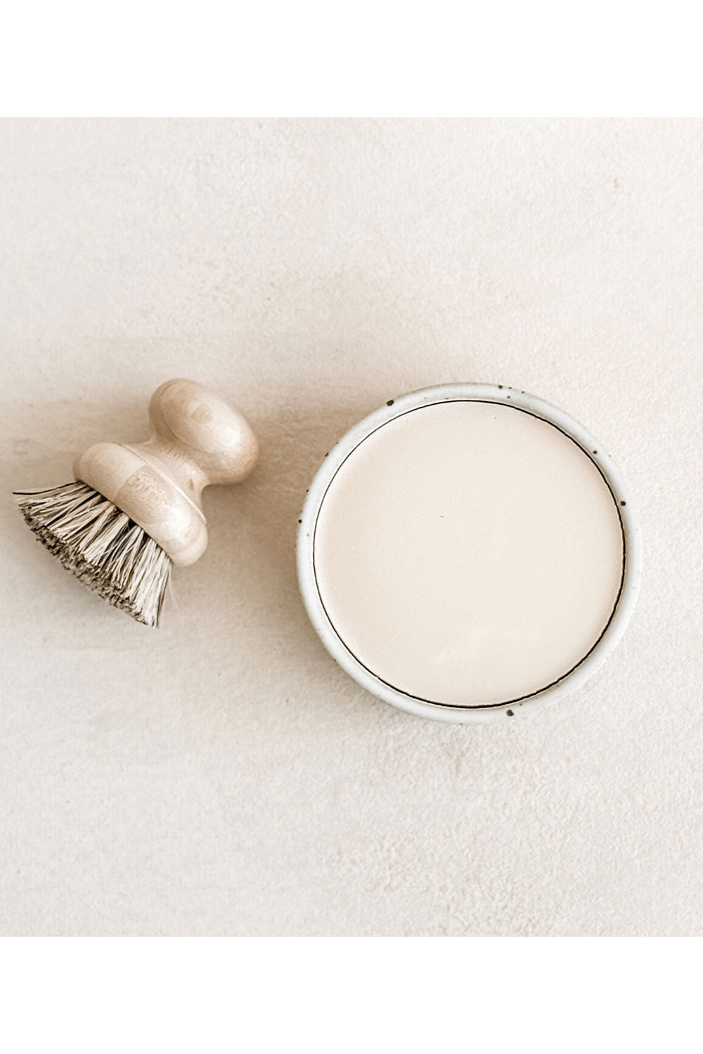 Natural Solid Dish Soap and Ceramic Container